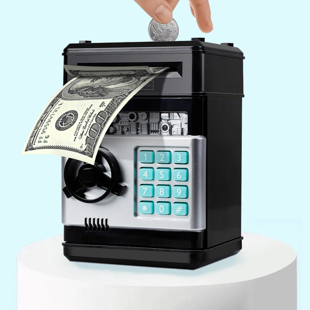 Children Black Piggy Bank Toy Portable Coin Money Box Children Black Piggy Bank Toy Portable Coin Money Box